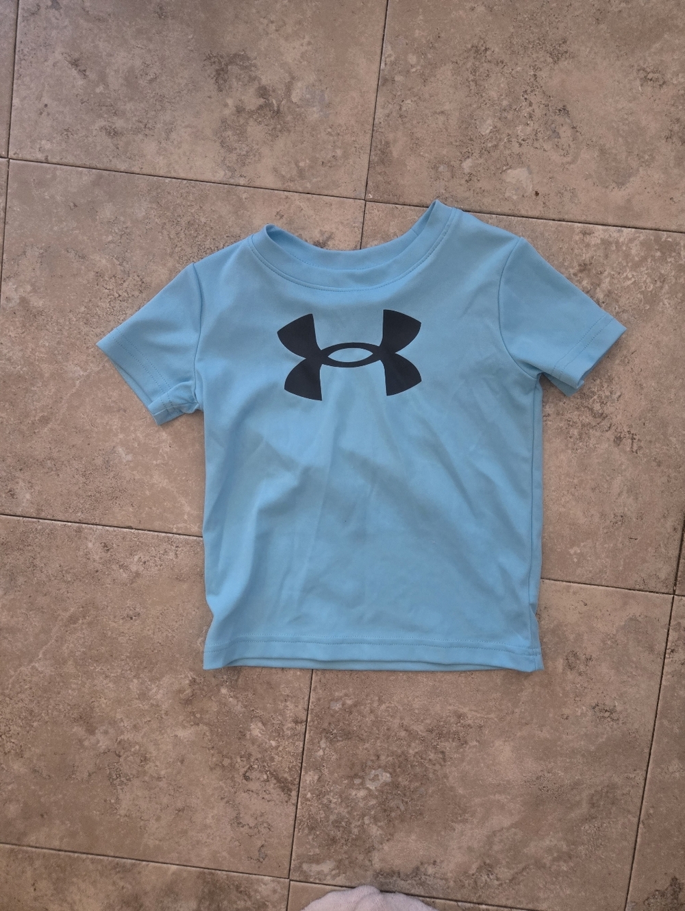 Under Armour Toddler Blue Logo Performance Tee Size 3t